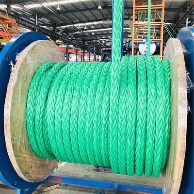 उच्च शक्ति हल्के वजन UHMWPE कॉर्ड समुद्री लंगर रस्सी 8 स्ट्रैंड्स