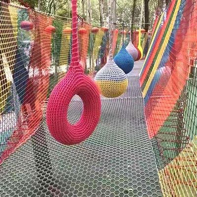 आउटडोर खेल बड़े चढ़ाई जाल बच्चे खेल का मैदान चढ़ाई सुरक्षा जाल